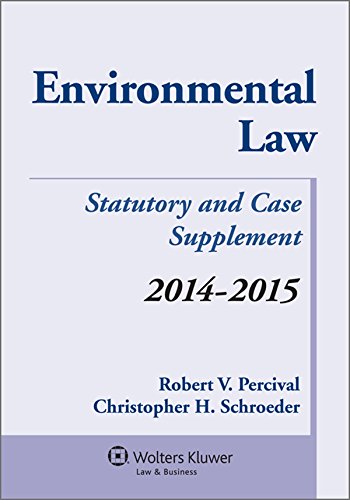 environmental law statutory and case supplement