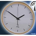 ECHTHOLZ Wohnzimmer Design Funkuhr Wanduhr UHR Modell ELECSA 7555