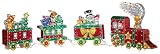 Lighted Holographic Train Outdoor Decoration