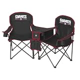 Northpole New York Giants NFL Deluxe Folding Conversation Arm Chair by JRS