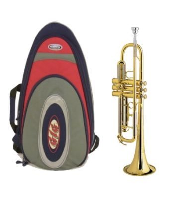 MayBach Pro Style Brass Trumpet with GIG Bag Style case Red