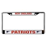 New England Patriots Chrome License Plate Frame