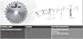 Amana SS120T14 Adjustable Type Scoring Sets Saw Blades - 120mm Diameter; 12x2 Tooth; 22mm Bore