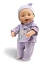 Wild Planet Water Babies 13" Caucasian Infant Lavender Flower Wrap-Around Ruffled Top and Bottoms