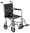 Transport Chair with Footrest and Seat Belt 19 Inch FREE SHIP