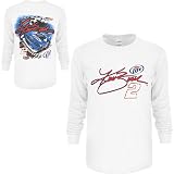 Checkered Flag Kurt Busch Miller Lite Long Sleeve T-Shirt