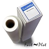 FastPlot Self Adhesive Vinyl Waterproof 4 mil / 100g - 24" x 10' Short Roll 2" core