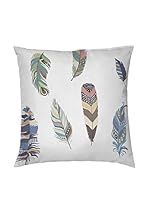 Hipster Funda De Cojín Tupaq (Blanco/Multicolor)