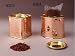 La Pavoni Copper Brass Tea and Coffee Canister - 9304 or 9305