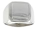 Sterling Silver Hand-Made Large Solid Square Signet Ring