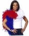 Lady Liberty Deluxe Feather Boa - Patriotic Costume Boa
