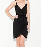 G by GUESS Estella Wrap Dress, JET BLACK (MEDIUM)