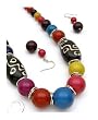 Ethnic Gypsy Bohemian Colorful Beads Necklace