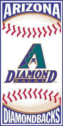 Buy Biederlack Centerfield Arizona Diamondbacks Beach Towel by Biederlack