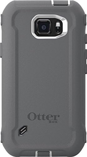 OtterBox Defender Series Case for Samsung Galaxy S6 Active (S6 ACTIVE ONLY) - Retail Packaging - Glacier (White/Gunmetal Gray)