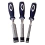 Footprint 89 Series 280311 3-Piece Soft Grip Wood Chisel Set 1/2-Inch, 3/4-Inch, 1-Inch