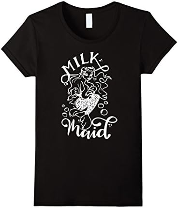 Women's Milkmaid Shirt Medium Black