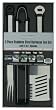 Mr. Bar-B-Q 3-Piece Oval Stainless Handle Tool Set