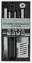 Mr. Bar-B-Q 3-Piece Oval Stainless Handle Tool Set