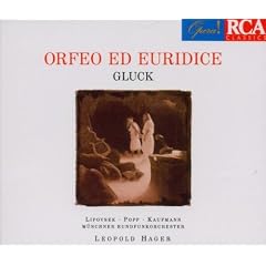 Gluck: Orfeo ed Euridice (Gesamtaufnahme) (Aufnahme 1986)