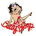 Jewelry : Flashing Betty Boop Collectible Pin - Betty Kick on Logo