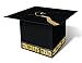 Grad Cap Card Box (black) Party Accessory  (1 count) (1/Pkg)