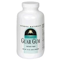 Source Naturals Guar Gum Powder Dietary Fiber, 16 ounce (Pack of 3)