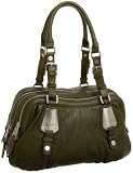 B. MAKOWSKY Croco Triple Zip Satchel
