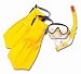 Poolmaster Caribbean Jr. Combo Set w/Fins - M/5-7
