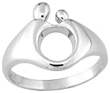 Kirchner Mother and Child® 14k White Gold Ring