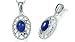 Oval Lapis Lazuli Bead Pendant Sterling Silver