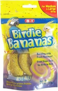 8in1 Birdie Bananas -Medium & Large Birds, 3-Ounce 