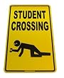 Student Crossing Aluminum Street Sign