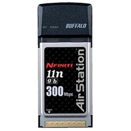 BUFFALO AirStation NFINITI Giga Draft11n対応 11g/b CardBus用 無線子機 WLI2-CB-G300N