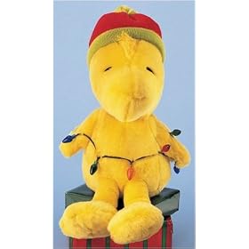 Peanuts Gang Musical Animated Plush Holiday Woodstock #PN2007