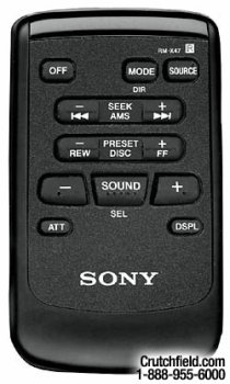 Sony RM X47 - Remote control - infrared