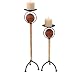 African Candleholder Set - Akuaba 2-piece Set Made in Ghana