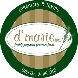 Rosemary and Thyme elegant gourmet dip mix in small capsule Tuscan Wine Dip by DM