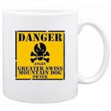 New  Danger : Angry Greater Swiss Mountain Dog Owner  Mug Dog
