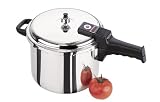 Innova 42010 Stainless-Steel 10-Quart Pressure Cooker with Steamer Insert and Bonus Lid