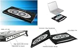 Vantec LapCool 4 Laptop Cooler w/ 4 Port USB 2.0 Hub  Cable Storage Model: LPC-420
