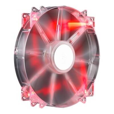 Cooler Master R4-LUS-07AR-GP 200mm Red LED Mega Flow Case Fan with 3 Pin Connector On Sale