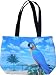Fine Art Small Tote Travel Bag--Tropical Island Dreams