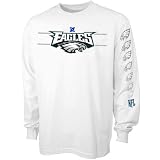 Philadelphia Eagles White Fan Attack Long Sleeve T-shirt