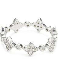Katie Decker Deco Flower Clear Stack Ring