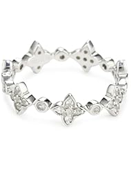 Katie Decker Deco Flower Clear Stack Ring