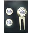 Colorado Rockies Divot Tool Golf Ball 2 Marker Set Mlb