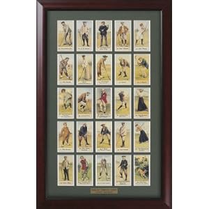Buy Framed Cope's Golfers English Tobacco Cards now!