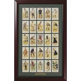 Framed Cope's Golfers English Tobacco Cards by