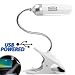 ENHANCE FlexBEAM Clip-On Flexible USB Powered Illuminating Keyboard and Desk Light for Laptops , Desktop Computers & Select Tablets